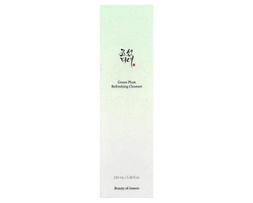 Beauty of Joseon, Green Plum Refreshing Cleanser, 3.38 fl oz (100 ml) Beauty of Joseon, Green Plum Refreshing Cleanser, 3.38 fl oz (100 ml)