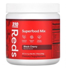 310 Nutrition, Reds, Superfood Mix, Black Cherry, 7.73 oz (219 g) (Discontinued Item)