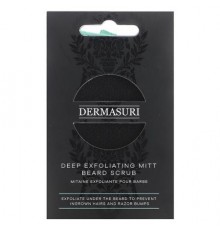 Dermasuri, Deep Exfoliating Mitt Beard Scrub, 1 Mitt