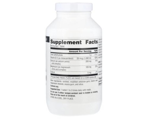 Source Naturals, Calcium & Magnesium, 250 Tablets