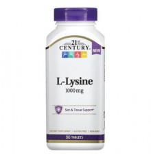 21st Century, L-Lysine, 1,000 mg, 90 Tablets