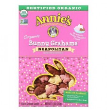 Annie's Homegrown, Organic Baked Bunny Graham Snacks, Neapolitan , 7.5 oz (213 g)