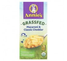 Annie's Homegrown, Grassfed Macaroni & Classic Cheddar, 6 oz (170 g)
