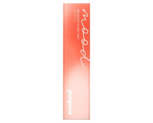 Peripera, Ink Mood Glowy Tint, 02 Coral Influencer, 0.14 oz (4 g)