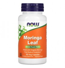 NOW Foods, Moringa Leaf, 400 mg, 90 Veg Capsules