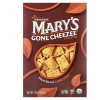 Mary's Gone Crackers, Organic Mary's Gone Cheezee™ Crackers, Cheddar, 4.25 oz (120 g)
