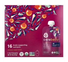 Cerebelly, Organic Baby Puree, Beet, Carrot, Blueberry with Coconut Milk, 6 Pouches, 4 oz (113 g) Each