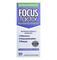 Focus Factor, Nutrition for The Brain, Extra Strength, 60 Tablets