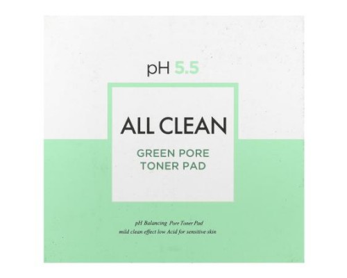 Heimish, All Clean, Green Pore Toner Pad, 75 Pads, 10.58 oz (300 g)