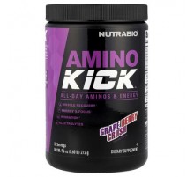 NutraBio, Amino Kick™, Grape Berry Crush, 9.6 oz (272 g)