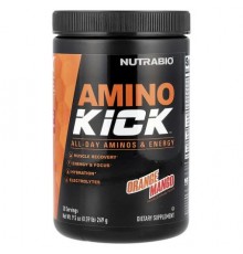 NutraBio, Amino Kick™, Orange Mango, 9.5 oz (269 g)