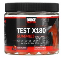 Force Factor, Test X180® Gummies, Berry Punch, 60 Gummies