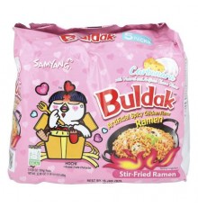 Buldak, Buldak™, Stir-Fried Ramen, Spicy Chicken, Carbonara, 5 Packs, 4.58 oz (130 g) Each