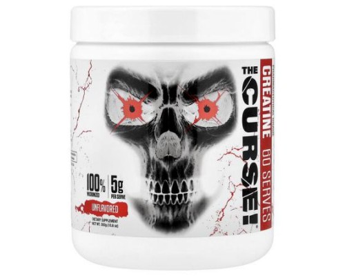JNX Sports, The Curse!®, Creatine, Unflavored, 10.6 oz (300 g) JNX Sports, The Curse!®, Creatine, Unflavored, 10.6 oz (300 g)