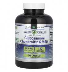 Amazing Nutrition, Glucosamine Chondroitin & MSM, 240 Capsules