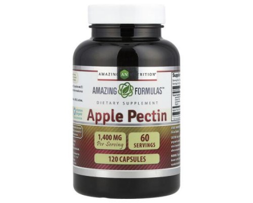 Amazing Nutrition, Apple Pectin, 120 Capsules (700 mg per Capsule) Amazing Nutrition, Apple Pectin, 120 Capsules (700 mg per Capsule)