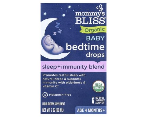 Mommy's Bliss, Organic Baby Bedtime Drops, Age 4 Months+, 2 oz (60 ml)