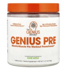 The Genius Brand, Genius Pre, Sour Apple, 11.21 oz (318 g)