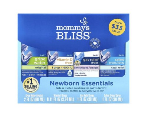Mommy's Bliss, Newborn Essentials, 4 Piece Set Mommy's Bliss, Newborn Essentials, 4 Piece Set