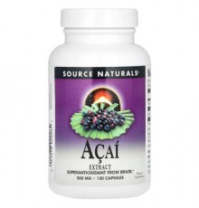 Source Naturals, Acai Extract, 500 mg, 120 Capsules
