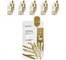 MEDIHEAL, Placenta, Essential Beauty Mask, 10 Sheets, 0.81 fl oz (24 ml) Each