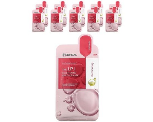 MEDIHEAL, The I.P.I, Brightening Ampoule Beauty Mask, 10 Sheets, 0.84 fl oz (25 ml) Each MEDIHEAL, The I.P.I, Brightening Ampoule Beauty Mask, 10 Sheets, 0.84 fl oz (25 ml) Each
