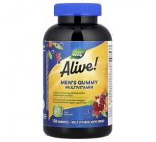 Nature's Way, Alive!® Men's Gummy Multivitamin, Fruit, 150 Gummies