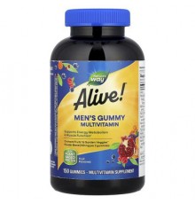 Nature's Way, Alive!® Men's Gummy Multivitamin, Fruit, 150 Gummies