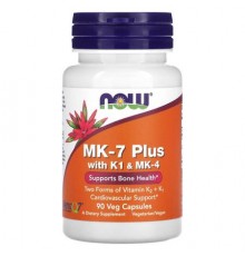 NOW Foods, MK-7 Plus with K1 & MK-4, 90 Veg Capsules