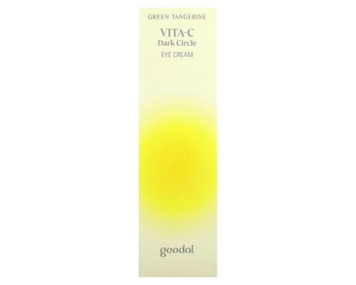 Goodal, Green Tangerine Vita-C Dark Circle Eye Cream, 1.01 fl oz (30 ml) Goodal, Green Tangerine Vita-C Dark Circle Eye Cream, 1.01 fl oz (30 ml)