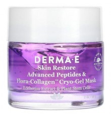 DERMA E, Advanced Peptides & Flora-Collagen Cryo-Gel Beauty Mask, 2 oz (56 g)