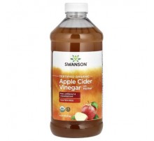 Swanson, Certified Organic Apple Cider Vinegar with Mother, 16 fl oz (473 ml)
