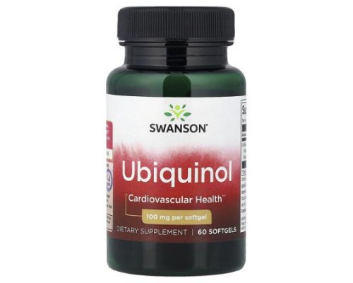 Swanson, Ubiquinol, 100 mg, 60 Softgels