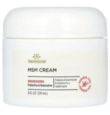 Swanson, MSM Cream, 2 fl oz (59 ml)