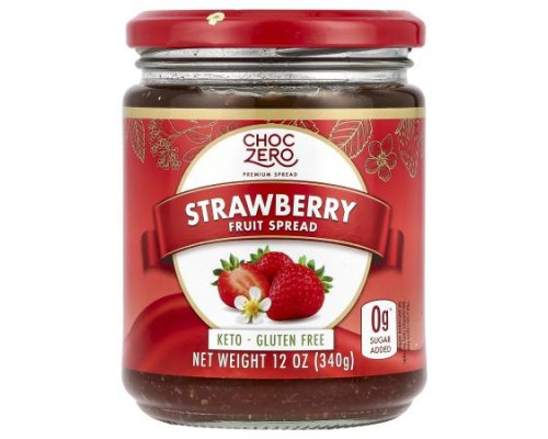 ChocZero, Strawberry Fruit Spread , 12 oz (340 g) ChocZero, Strawberry Fruit Spread , 12 oz (340 g)
