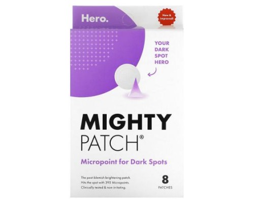 Hero Cosmetics, Mighty Patch® Micropoint for Dark Spots, 8 Patches