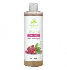 Mild By Nature, (Nature's Gate), Awapuhi Ginger & Holy Basil Shampoo for Fine Hair, 16 fl oz (473 ml)