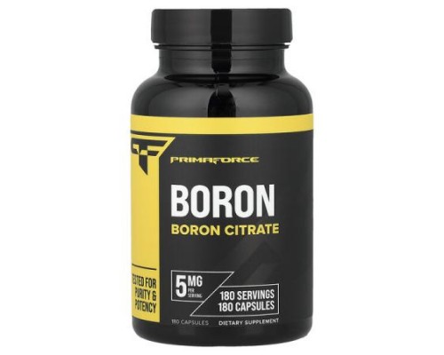 Primaforce, Boron, 5 mg , 180 Capsules Primaforce, Boron, 5 mg , 180 Capsules