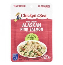 Chicken of the Sea, Wild Caught Alaskan Pink Salmon in Spring Water, Low Sodium , 2.5 oz (70 g)