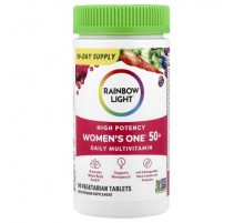 Rainbow Light, Women's One™ 50+ Daily Multivitamin, High Potency, 90 Vegetarian Tablets