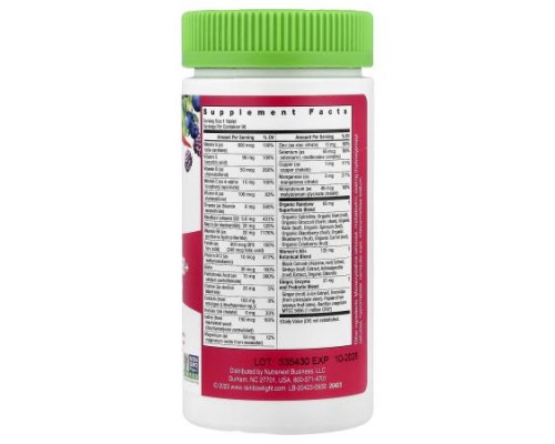 Rainbow Light, Women's One™ 50+ Daily Multivitamin, High Potency, 90 Vegetarian Tablets