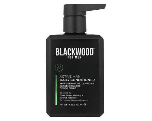 Blackwood For Men, Active Man, Daily Conditioner, Clove Flower, Ginseng & Swertia Japonica, 7 fl oz (200 ml) Blackwood For Men, Active Man, Daily Conditioner, Clove Flower, Ginseng & Swertia Japonica, 7 fl oz (200 ml)