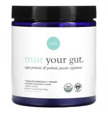 Ora, Trust Your Gut, Vegan Probiotic & Prebiotic Powder, Lavender Lemonade, 20 Billion, 7.9 oz (225 g)