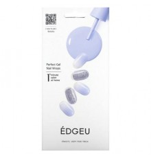 Edgeu, Perfect Gel Nail Wraps, ENA 315 Very Peri Trick, 19 Piece Set