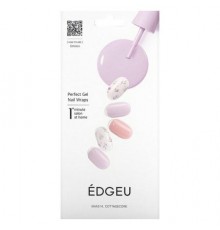 Edgeu, Perfect Gel Nail Wraps, ENA 314 Cottagecore, 19 Piece Set