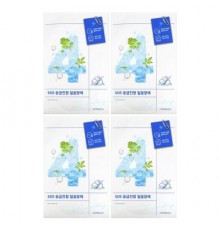Numbuzin, No.4 SOS Icy Soothing Beauty Sheet Mask, 4 Sheets, 0.91 fl. oz. (27 ml) Each