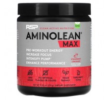 RSP Nutrition, AminoLean Max Pre-Workout Energy, Strawberry Lemonade, 9.85 oz (279 g)