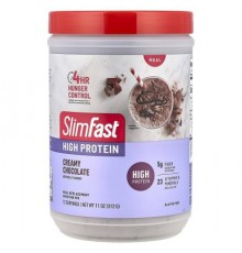 SlimFast, High Protein, Meal Replacement Smoothie Mix, Creamy Chocolate, 11 oz (312 g)