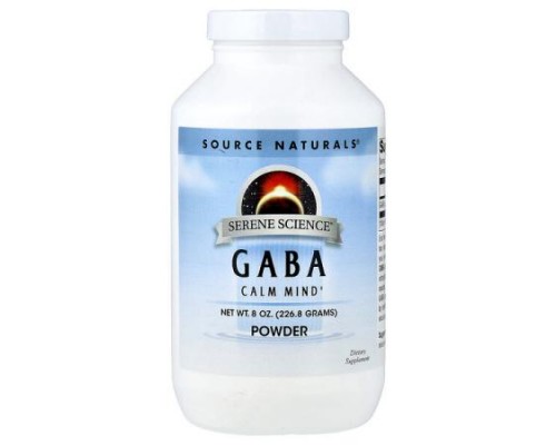 Source Naturals, Serene Science®, GABA Powder, 8 oz (226.8 g)
