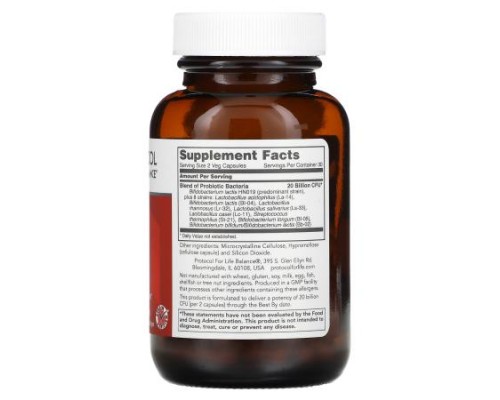 Protocol for Life Balance, Bifido Digest , 60 Veg Capsules